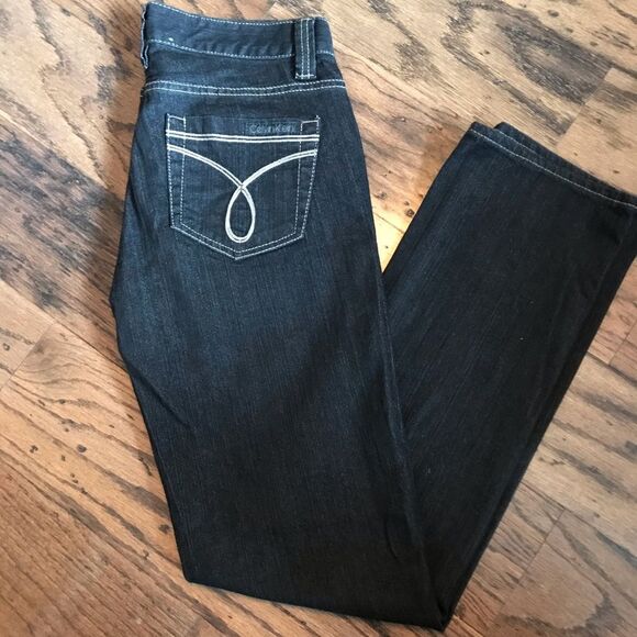 Calvin Klein Jeans Denim - - Calvin Klein Jeans Black Skinny Size 2